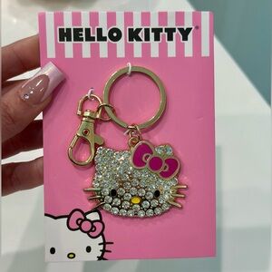🎀HELLO KITTY RHINESTONE CHARM/ KEYCHAIN🎀